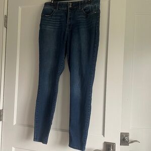 Candies Blue Skinny Jeans. Size 15/32W